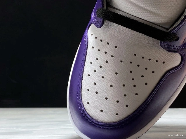 Rep Onekick 555088-500 Court OG Air Jordan Purple 1 High 0729